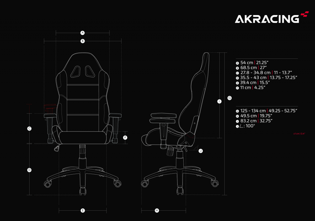 Scaun pentru gaming AKRacing CORE EX SE Negru/Rosu caracteristici