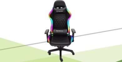 scaun gaming inaza rainbow rgb ieftin