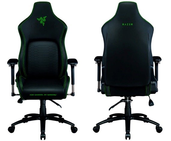 scaun gaming razer iskur negru verde