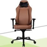 scaun de gaming piele naturala maro Arozzi Primo Full Premium Leather Brown