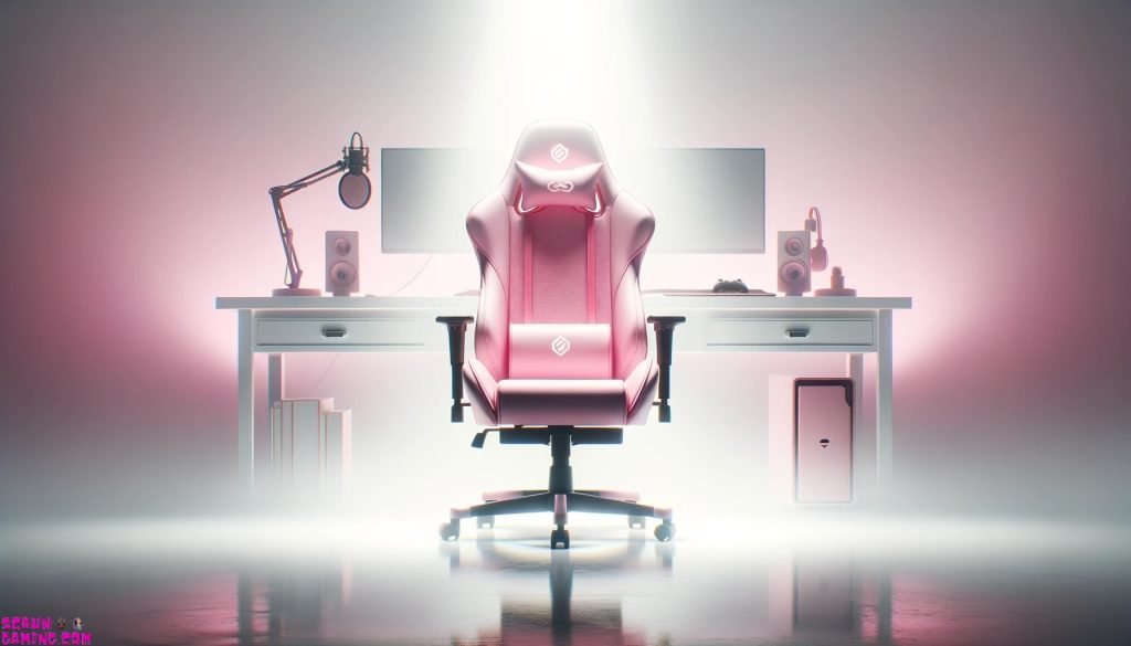 scaun gaming roz ieftin in oferta