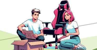 cum se asambleaza un scaun de gaming